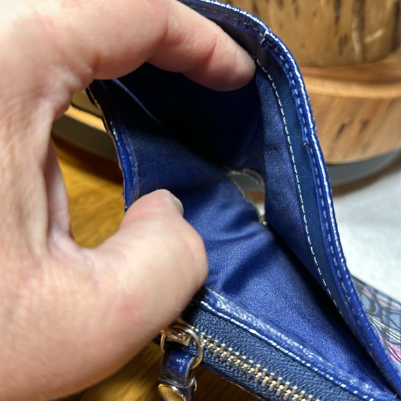 COACH Signature Tartan Snap Wallet - Picture 15 of 16